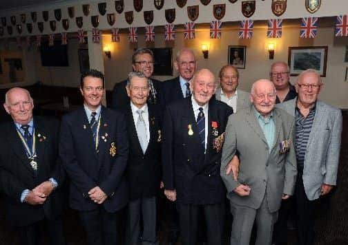 Alfred received the award at the Polegate branch of the British Legion