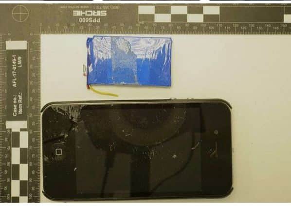 Drugs and stun phones recovered in investigation.