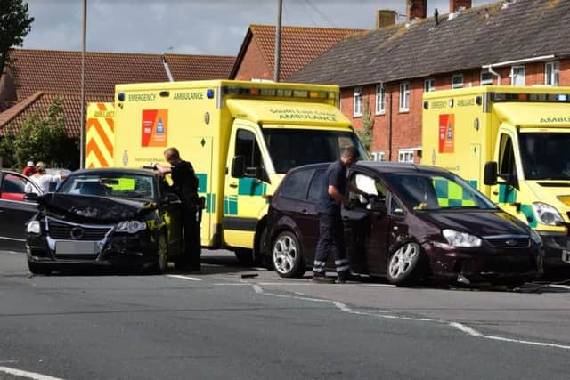 Two ambulances attended the incident in Langney Rise
