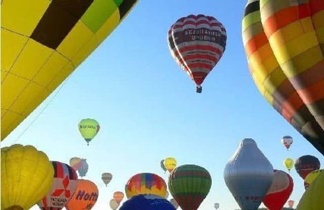 The town's first ever international hot air balloon festival starts tomorrow