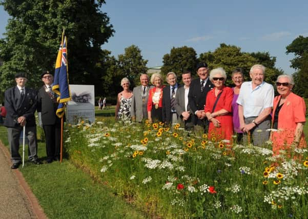 A previous Heroes Walk in Crawley Memorial Gardens