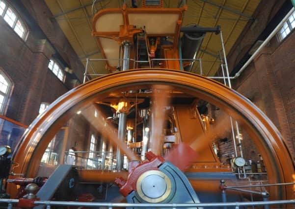 1/2/14- Brede Steam Engine Society open day.   Tangye Water Pump Engine No 2. ENGSUS00120140102172159