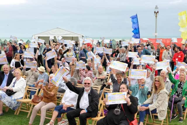 Hove winners of the Postcode Lottery