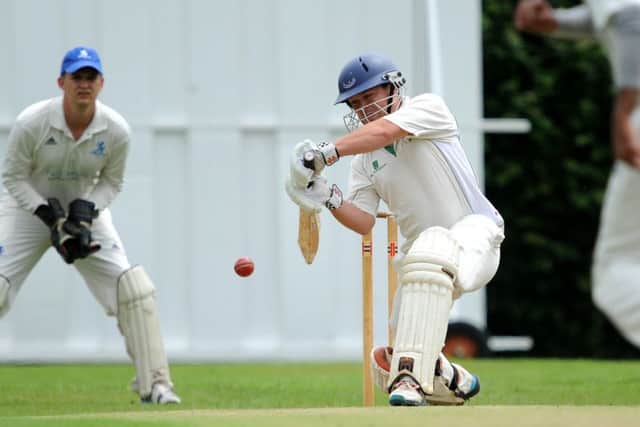 Cricket: Sussex League Division 5: West Chiltington (batting) v Goring 2nd. Tim Jarvis (capt). Pic Steve Robards SR1716989 SUS-170731-104447001