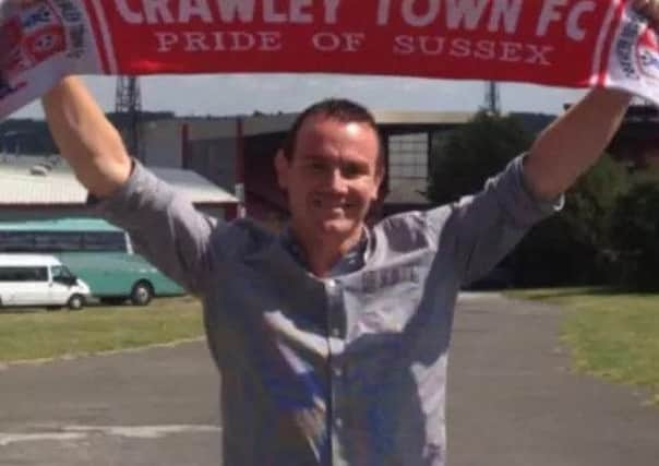 Crawley Town fan Steve Herbert