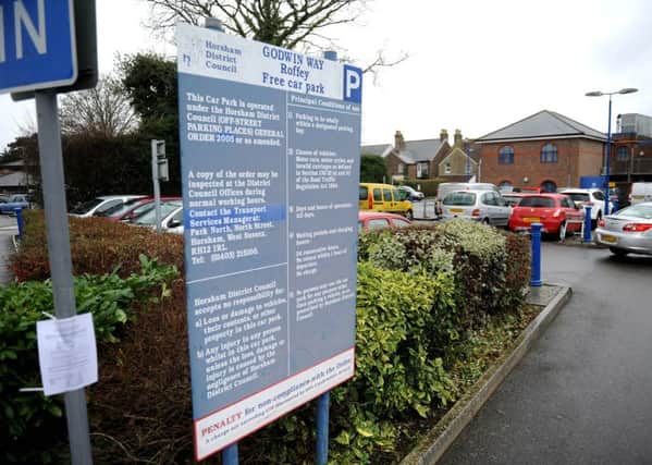 Charges were introduced at a number of car parks in April including at Godwin Way