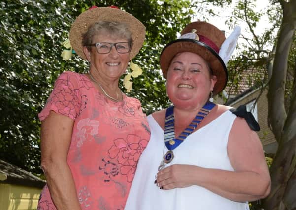 Adur East Lions welcomed its new president, Claudine Rogers