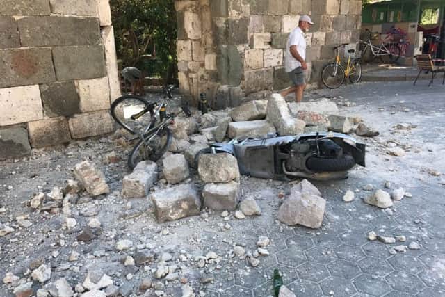 Around 200 people were injured as a result of the quake, which affected resorts in Greece and Turkey. Picture by Shaun Penfold