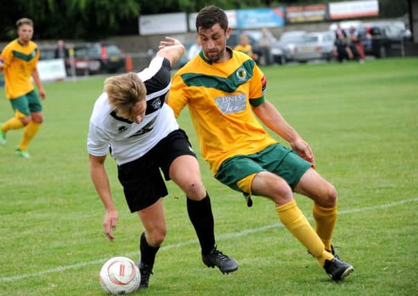 FA Cup extra preliminary round: Horsham v Lancing. Pic Steve Robards.  SR1519813 SUS-150817-110512001