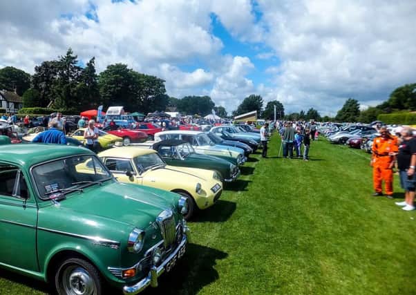 Storrington's vintage car rally was held on Sunday. Picture: Brian Burns