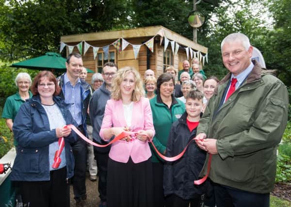 The eco-friendly garden in Henfield was opened last week