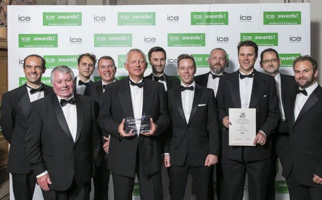 A team from Breheny Civil Engineering collected the award at a ceremony in the Grand Hotel, Brighton on July 27