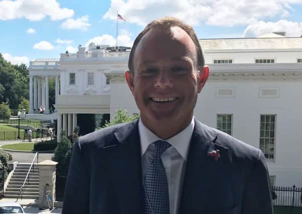 Nick Herbert at the White House in July to talk about TB