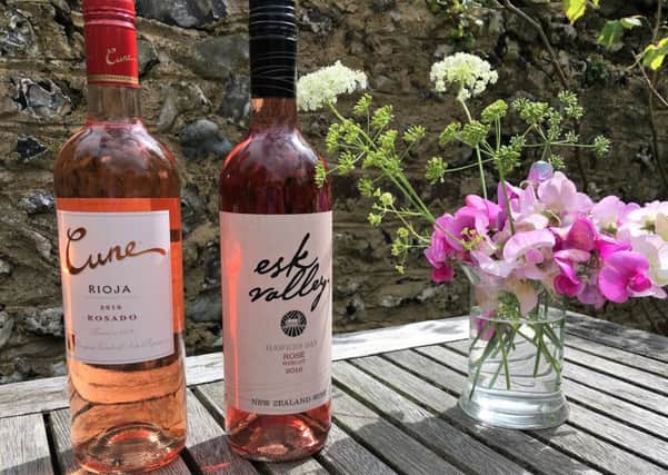 Two pink wines for an English summer