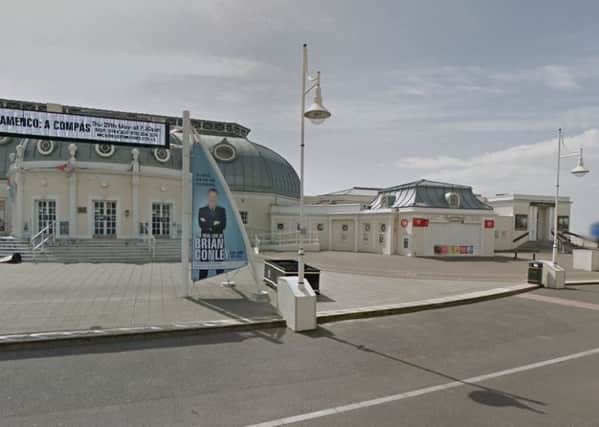 Councillors were critical of plans for signs outside Worthing Pavilion. Pictures: Google Maps