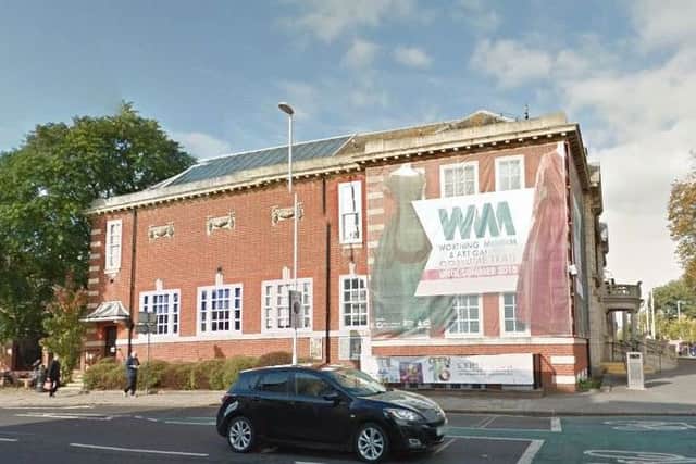 Councillors praised the advertising outside Worthing Museum. Picture: Google Maps