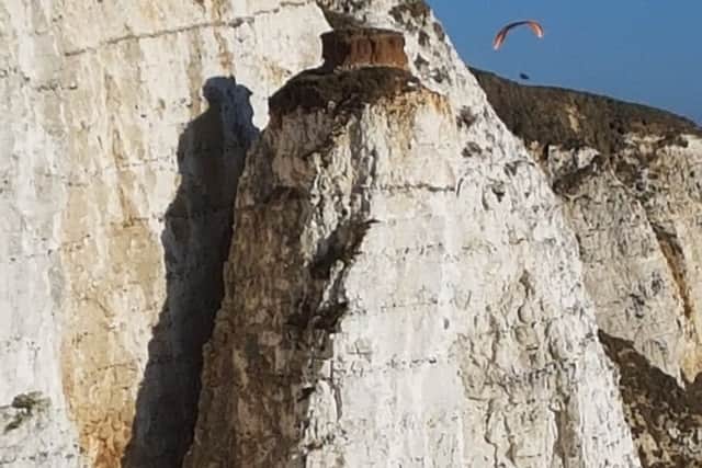 The eerie 'monk' spotted at Beachy Head