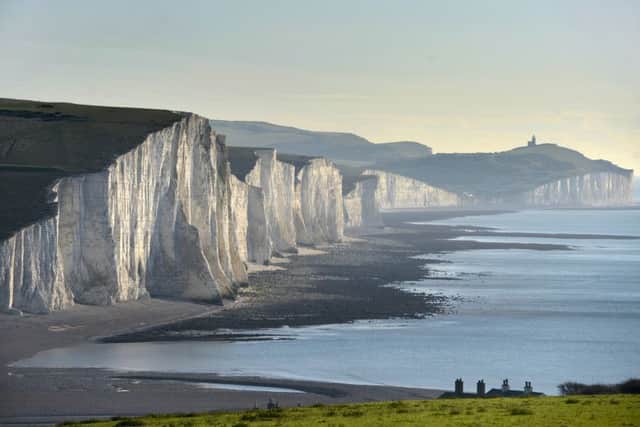 A strange figure has been spotted at Beachy Head. Photo by Peter Cripps