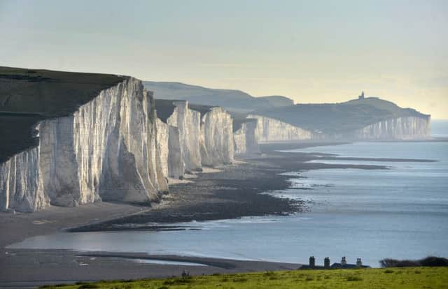 A strange figure has been spotted at Beachy Head. Photo by Peter Cripps