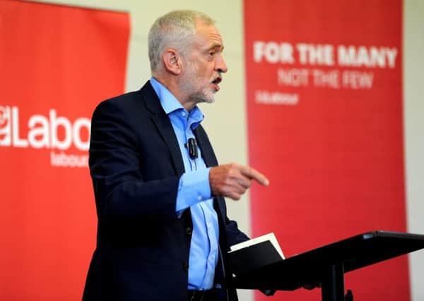 Labour Leader Jeremy Corbyn MP at the The Charis Centre, Crawley 07-08-17. Pic Steve Robards SR1718027 SUS-170708-165844001
