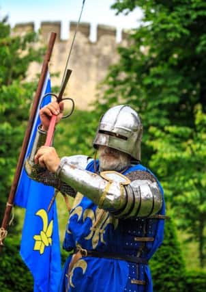 Arundel Castle medieval tournament SUS-170808-184647001