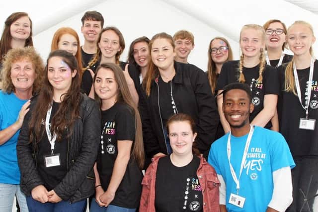 Team 1 Wave 2 helping at an NCS music event in Selsey. Photo: Derek Martin DM17839442aa