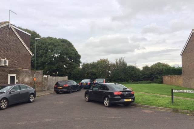 The temporary access point for the New Monks Farm residential development, at the junction of Hayley Road and Shadwells Road SUS-170814-140647001