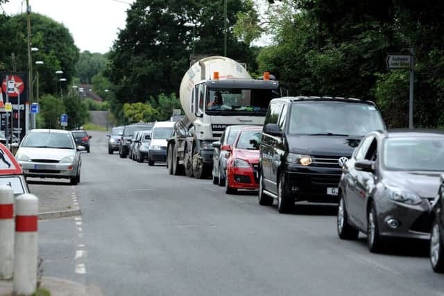 Motorists have already experienced delays in Southwater following the Housing developments in Worthing Road, Southwater. Pic Steve Robards SR1621235 SUS-160715-195449001