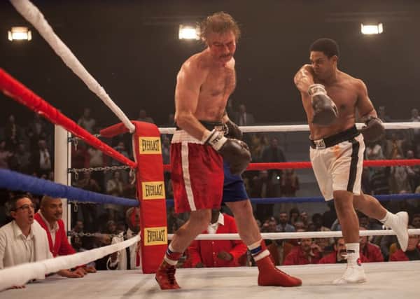 Pooch Hall as Muhammed Ali and Liev Schreiber in The Bleeder
