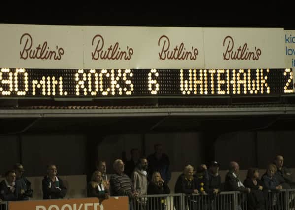 The scoreboard tells of another Nyewood Lane goal-feast / Picture by Tommy McMillan