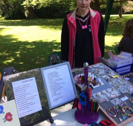 Sophie Mayes on the art and craft stall