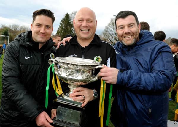 Horsham coach Ian Browne  (far right) 
has departed from 
the management team, leaving 
Dominic Di Paola and Adam Westwood going it alone. Pic Steve Robards SR1611028 SUS-160416-200826001