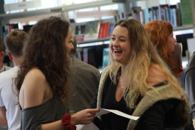 Bexhill College students celebrate their A-Level results