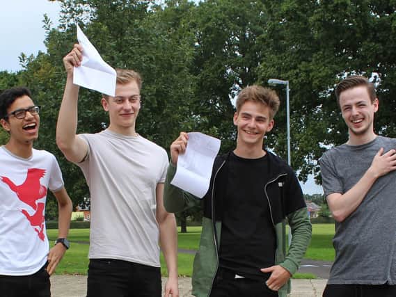 Amin Rissaoui, Craig Belbin, Eryk Pracon and Morgan Ives are all going to study at their first choice of universities