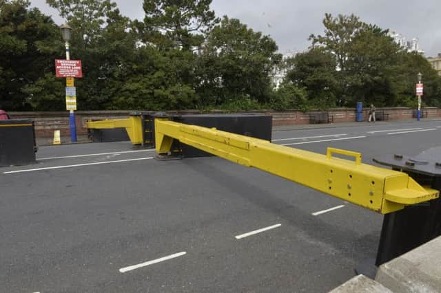 New barriers at Airbourne are intended to improve security. Photo by Jon Rigby.