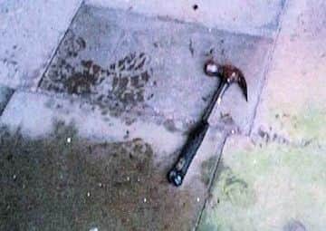 The hammer used in the attack. Picture: Sussex Police