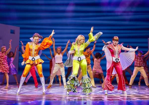 Mamma Mia! is at the Brighton Centre until September 3. Picture by Brinkhoff/Moegenburg