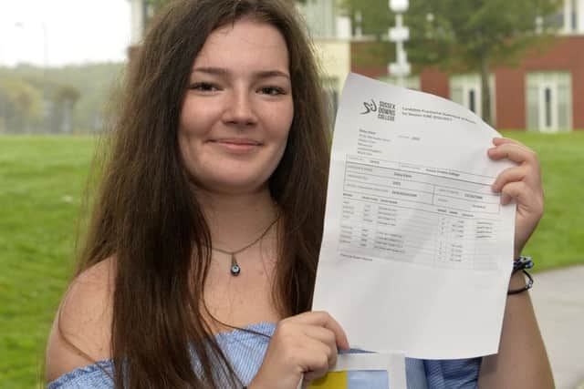 Sussex Downs College A level results 17/8/17 - Daisy Etem (Photo by Jon Rigby) SUS-170817-113020008