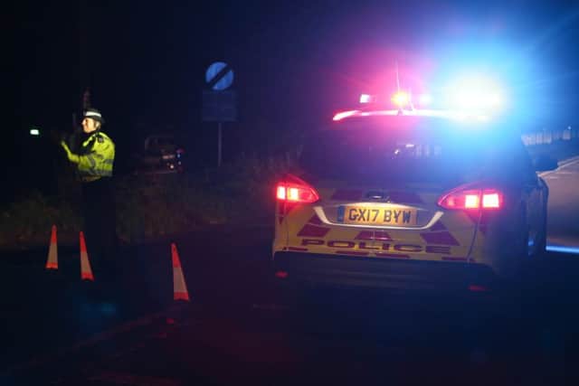 A teenager has died in a crash on the A264 and two others are injured. Pictures Eddie Mitchell