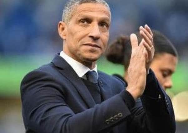 Will manager Chris Hughton be applauding a win on Saturday?  Picture by Phil Westlake  (PW Sporting Photography)