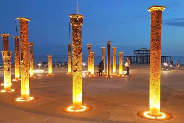 Murmur is situated at the redeveloped Kings Road Arches, in the shadow of the i360 and with views of the West Pier
