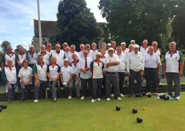 Chichester Bowling Club and the City Club gather for their annual game / Picture by Alan Stewart