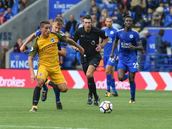 Anthony Knockaert came off the bench against Leicester City on Saturday. Picture by PW Sporting Pictures