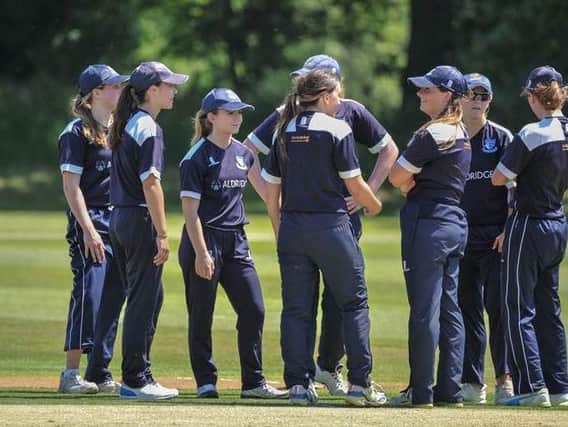 Sussex Under-17 Girls celebrate a wicket (Photo: Dave Burt Photography)