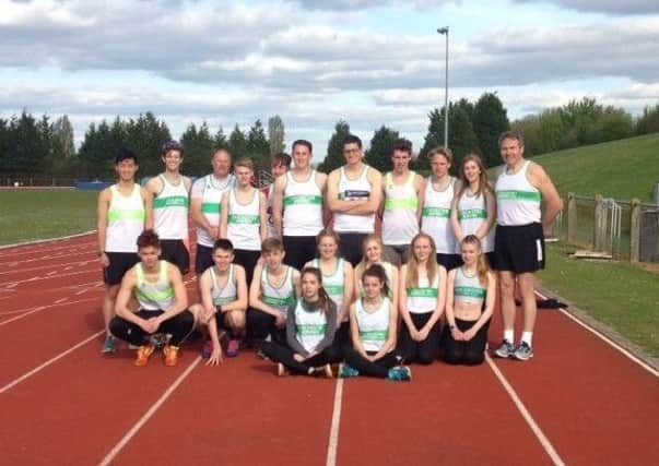 Chichester Runners' SAL team pictured earlier in the season