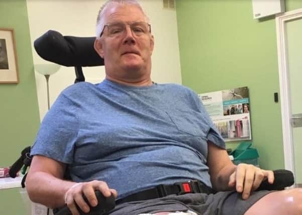 Former rugby player and 'local hero' Paul Curtis was paralysed in a mountain bike accident