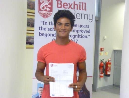Bexhill Academy students celebrate success SUS-170824-122240001