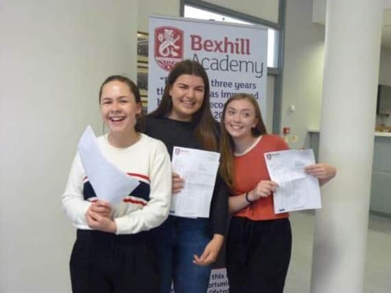 Bexhill Academy students celebrate success SUS-170824-122250001