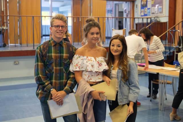 St Richards students celebrate their success SUS-170824-123950001