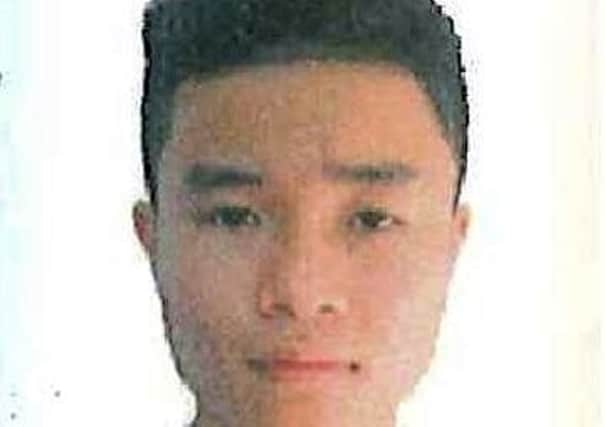 Tian Anh Tran is missing.  Sussex Police picture